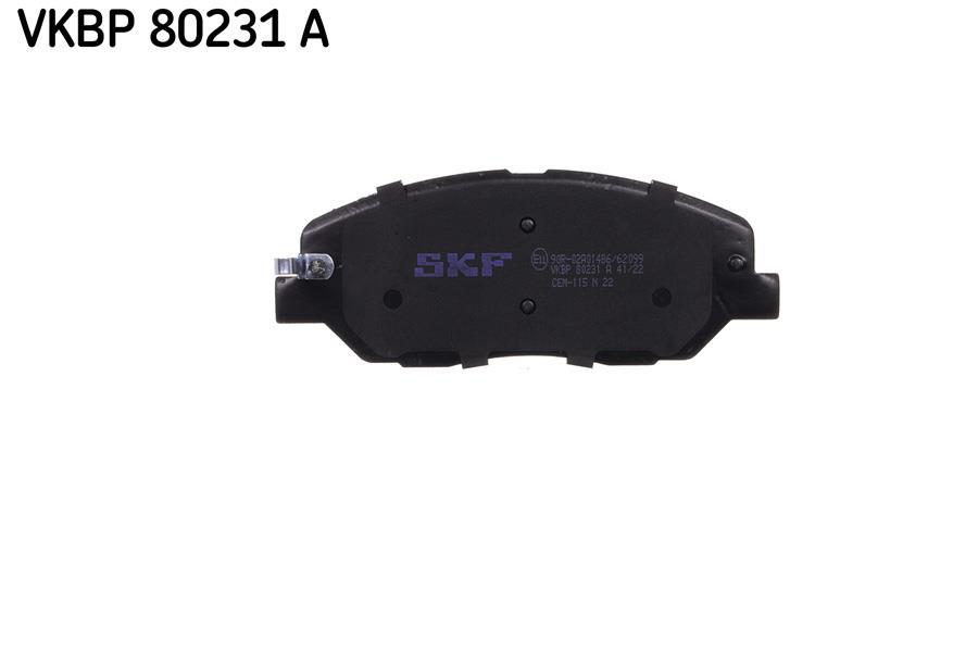 Jeu de 4 plaquettes de frein SKF ref. VKBP 80231 A